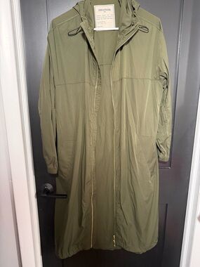 Zadig & Voltaire Green Long Hooded Coat